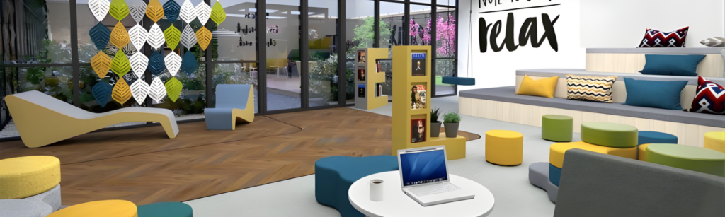 salle de detente au travail