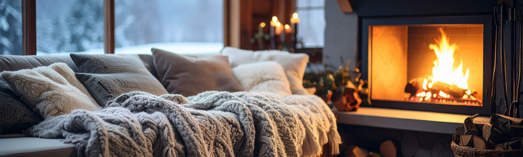 interieur maison hiver
